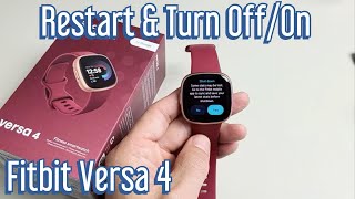 Fitbit Versa 4: How to Restart & Turn OFF/ON