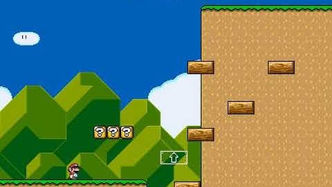 Super Mario Bros. X/Super Mario Bros. X2 - Mario CD Remake Demo - Part 2 - Level 1 is Not Done