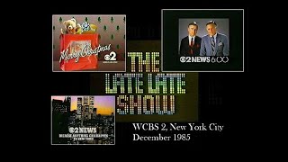 WCBS 2, "Late Late Show" Bits, December 1985