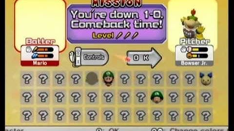 Mario Super Sluggers 100% Walkthrough Part 2 - Saving Mario Stadium