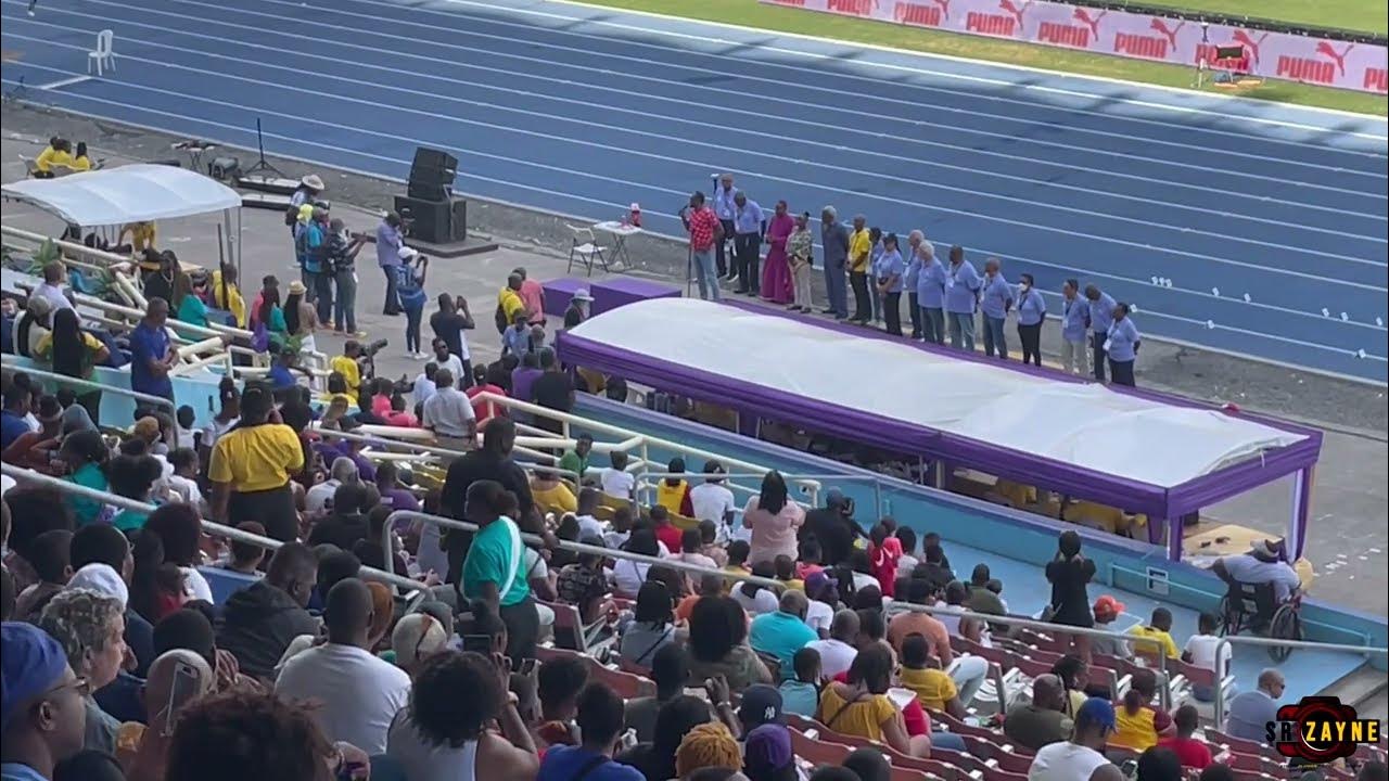 World Record Holder Usian Bolt Greeted Gibson McCook Relays 2023 YouTube