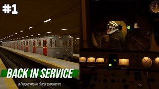 Back in Service: a Metro Driver #1 - FIRST LOOK, New Prague Based Metro Train Simulator screenshot 5