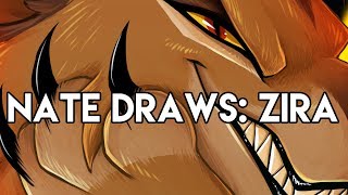 Nate Draws #57: Zira [The Lion King]  +Voiceover!