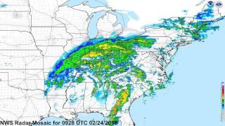Radar Loop February 23 to 25, 2016 Wealth
