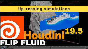 Houdini 19.5: New SOP Flip Fluid for a close-up of waves, Up-ressing simulations and Karma Render
