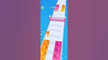 Pop it run gameplay walkthrough part All levels #shorts
