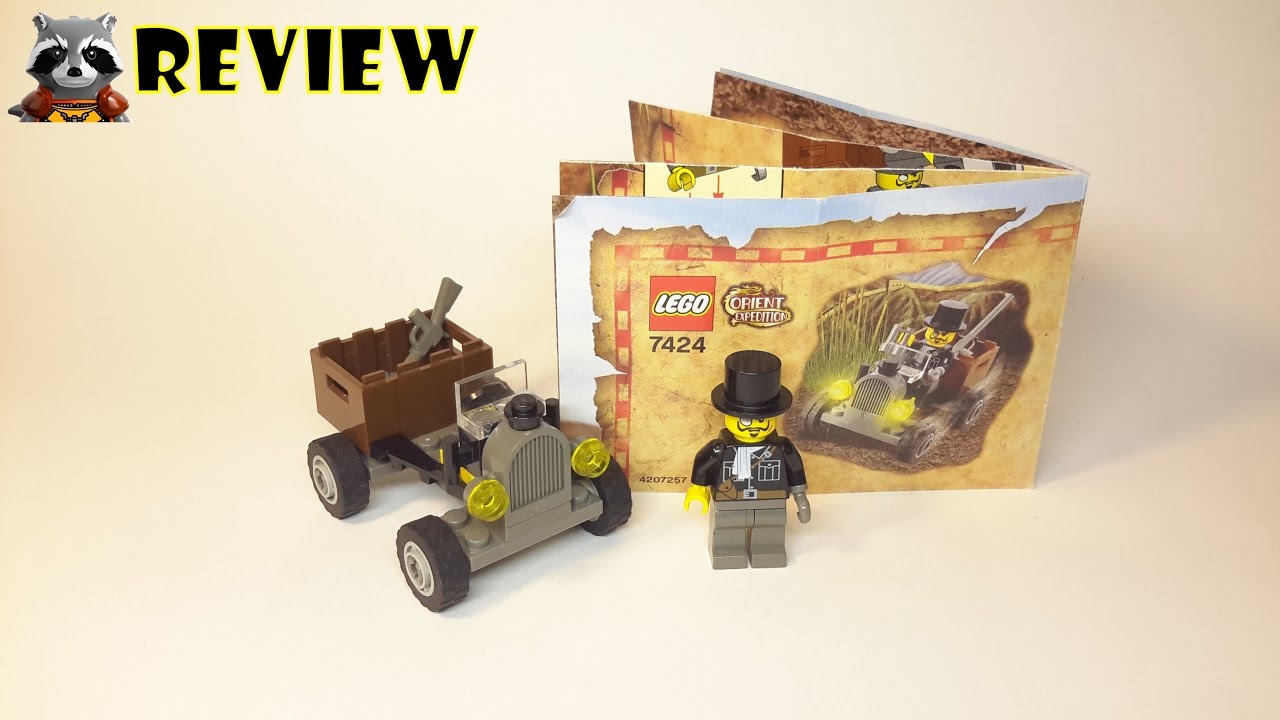 Black Cruiser 7424 Old LEGO Sets Orient Expedition - Stop Motion Review