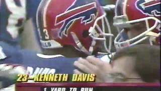 Kenneth Davis TD - 1990 AFC Championship Game, Bills vs. Raiders