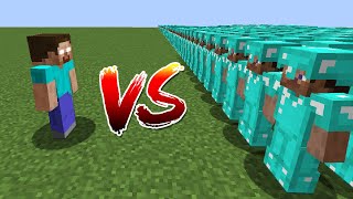 HEROBRINE VS 1000$ PRO ORDU - Minecraft