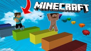 2 SIMPLES NOOBS CORRIENDO EN PARKOUR DE ARCOIRIS (Carrera Facil :V)