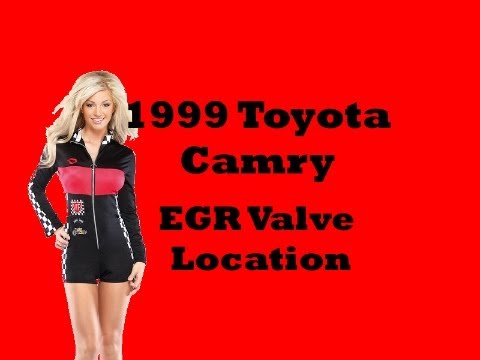 1999 Toyota Camry EGR Valve Location - YouTube