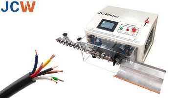 JCW-CS08 Multi-core Cable Cutting & Stripping Machine丨Wire Stripping Machine丨Multilayer Stripping