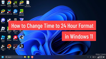 How to Change Time to 24 Hour Format in Windows 11