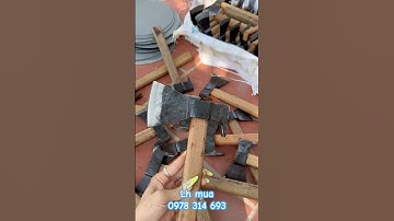 Rìu 🪓🪓🪵🍖🥓🥩 hàng chuẩn loại xịn chất liệu thép nhíp chuẩn ạ 😍