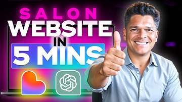 Design a Hair Salon Website in 5 Mins using AI
