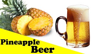 Home Made  Pineapple Beer In Village Life