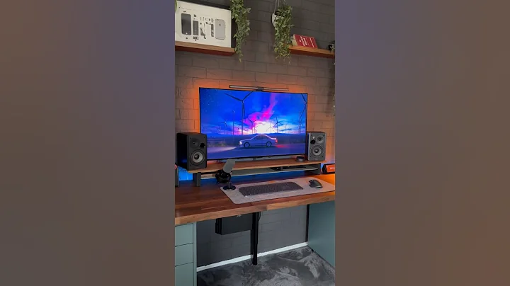 Upgrading to the LG42c2 oled panel as a Monitor! #desksetup #setup #setuptour #setupinspiration