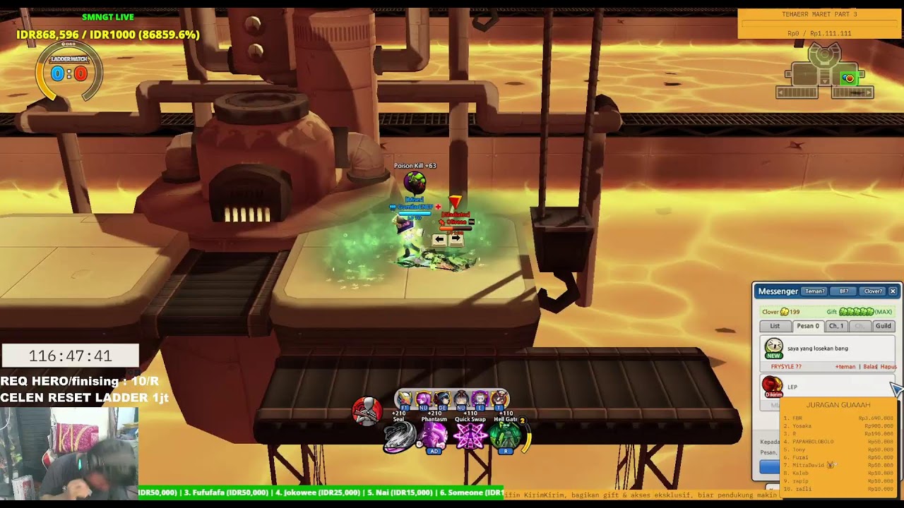 LOST SAGA  !! LADDER PUSH MASTER- VFUN #lostsagaorigin