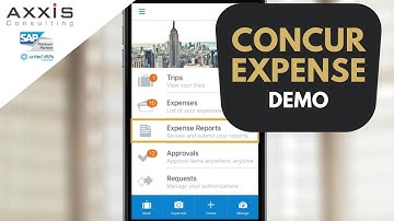 Concur Expense Product Demo