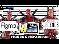 Deadpool Action Figure Comparison - Revoltech VS Marvel Legends VS Figma