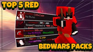 Top 5 BEST Red Bedwars Texture Packs (1.8.9) | FPS Boost