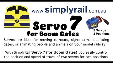 Servo 7 for Railway Crossing Boom Gates by SimplyRail for Model Railway
