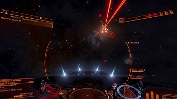 Elite: Dangerous: Federal Corvette - Two Huge Efficient Beam Lasers vs. Elite FDL