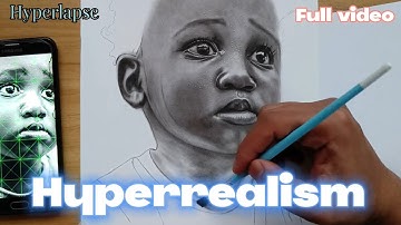 Drawing my first Hyper Realistic Portrait || 2023 #hyperrealism #art #nimeshsketcher