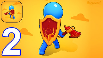 Fort Fight - Gameplay Walkthrough Part 2 Stick War Army Commander Base Defense (iOS, Android)