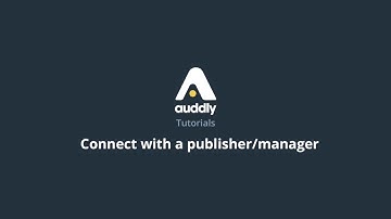 Tutorial: Connect with a publisher/manager