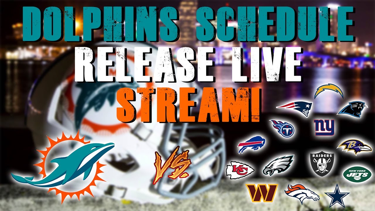Miami Dolphins 2023 Schedule Release Live Stream Reaction! 