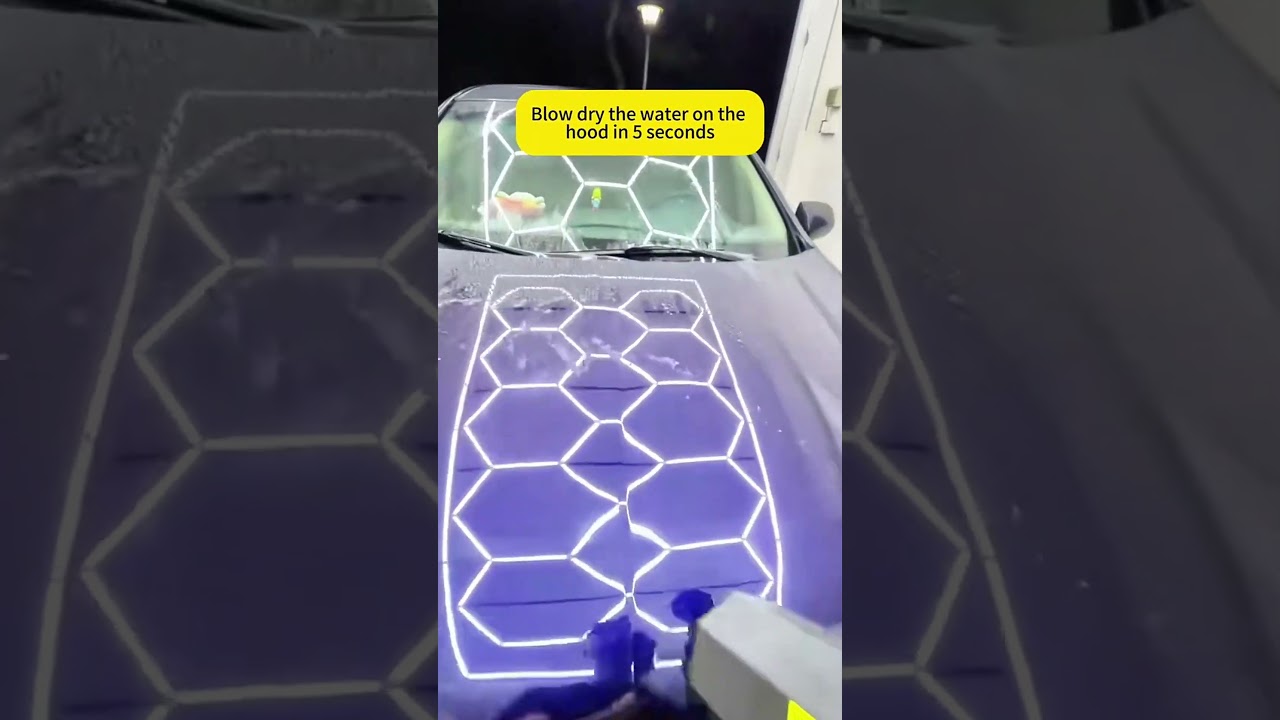 Powerful turbo blower for car cleaning & drying 