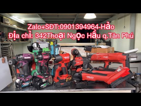 Video Máy bắn vít Nhật bãi.Makita TD002G 40v,Hikoki 36v,... - youtube