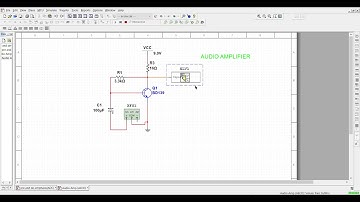 AUDIO AMPLIFIER USING MULTISIM