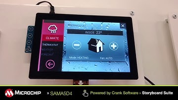 Microchip SAMA5D4 and Storyboard | Crank Software Sample GUI Demo