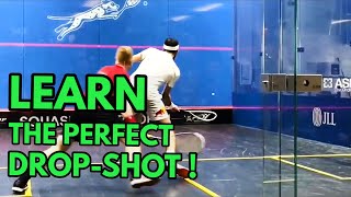 SQUASH. How to play the perfect drop-shot like Mohamed El Shorbagy