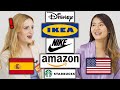 Spanish MISPRONOUNCING THESE BRANDS! (Not All Americans!)