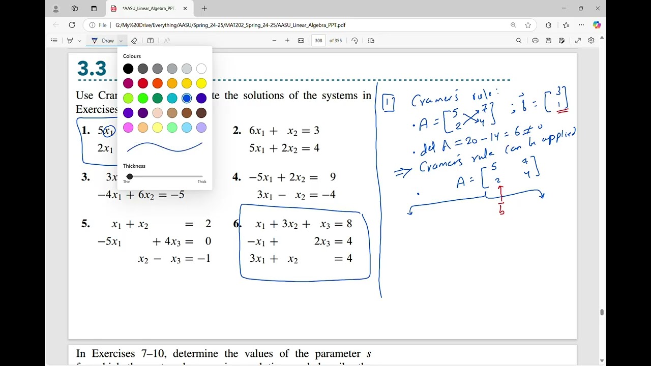 016 Problem Solving Determinants V