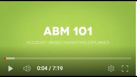 ABM 101: Account-based marketing explained
