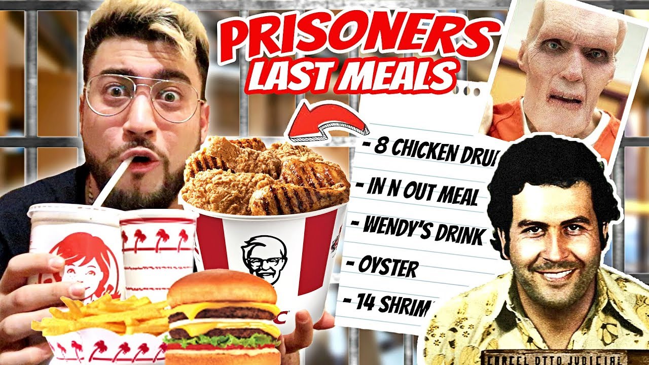 Only EATING Prisoners LAST MEAL for 24 Hours!! *YOU WON'T BELIEVE WHAT