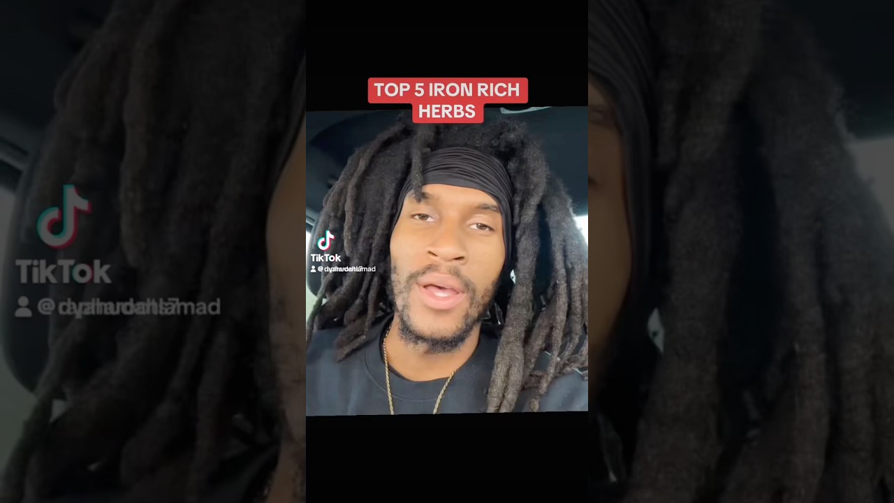 🚨TOP 5 HERBS IRON RICH HERBS🚨