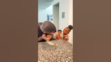 Papa dacht dat zijn dochter zijn Takis wilde #shorts #grappig #kinderen #eten #komedie