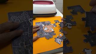 Halloween puzzle for your trick and treat this year. So easy to make with your CriCut Easy press