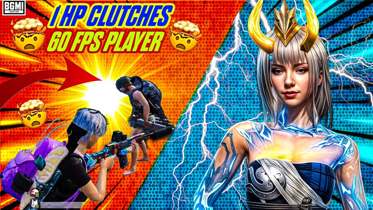 1 Hp Clutch,s 60fps Player Fastest 5 Finger Player | BGMI | PUBG MOBILE ...