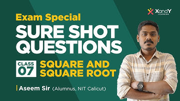 Sure Shot Questions | Mathematics | Square and Square Roots | Mathematics | Class 7 #maths #class7