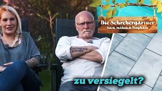 🤨 Boden zu versiegelt? Janice und Papa greifen Weg & Hochbeet an! | Die Schrebergärtner | Kabel Eins