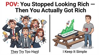 POV: You Stopped Looking Rich — Then You Actually Got Rich