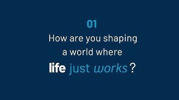 How do you shape a world where life just works?
