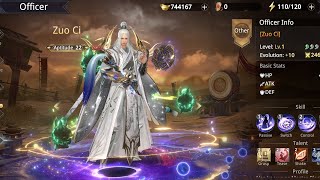 REVIEW SKILL NEW CHARACTER ZUO CI - Dynasty Legends 2