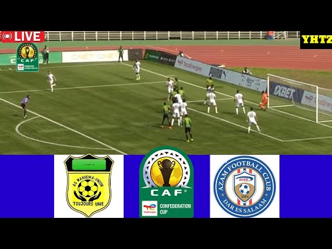 LIVE MATCH AS MANIEMA 2 VS 0 AZAM FC CAF COMFEDERATION CUP HII LEO 23 11 2025